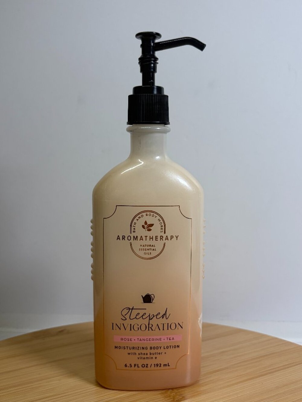 Bath & Body Works Steeped Invigoration Rose Tangerine Tea Body Lotion 6.5 oz